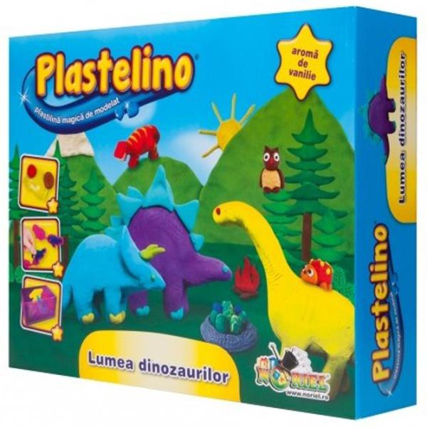 Set de creație Noriel Plastelino Lumea dinozaurilor NOR0309 3+/ Multicolor photo 4 Set de creație Noriel Plastelino Lumea dinozaurilor NOR0309 3+/ Multicolor photo 4