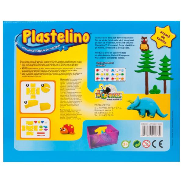 Set de creație Noriel Plastelino Lumea dinozaurilor NOR0309 3+/ Multicolor photo 5 Set de creație Noriel Plastelino Lumea dinozaurilor NOR0309 3+/ Multicolor photo 5