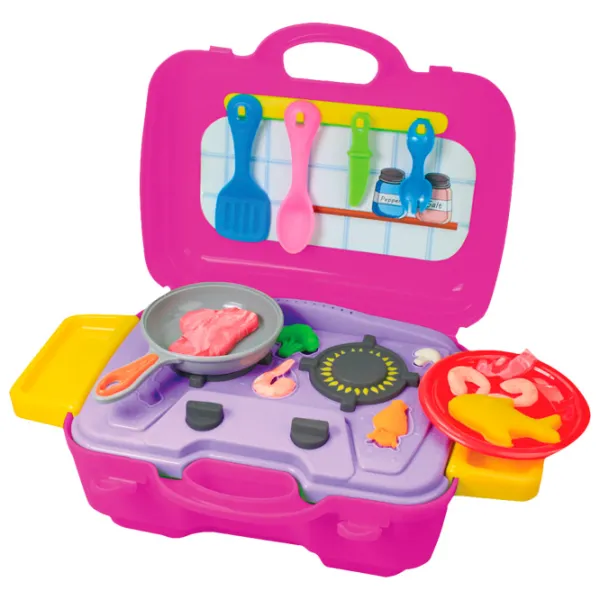 Set de creație Noriel Plastelino Bucătăria din gentuță INT6857 3+/ Multicolor photo 2 Set de creație Noriel Plastelino Bucătăria din gentuță INT6857 3+/ Multicolor photo 2