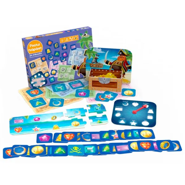 Настольная игра Noriel Piratul Hrapăreț 3+/ Развитие photo 2 Настольная игра Noriel Piratul Hrapăreț 3+/ Развитие photo 2