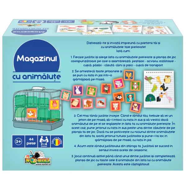 Joc de masă Noriel Magazinul cu animăluțe 3+/ Dezvoltare photo 3
