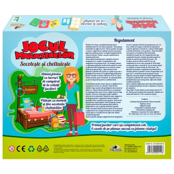 Joc de masă Noriel Jocul magazinelor 5+/ Dezvoltare photo 3 Joc de masă Noriel Jocul magazinelor 5+/ Dezvoltare photo 3