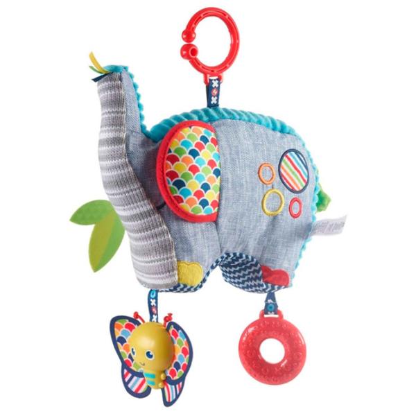 Мягкая игрушка Mattel Погремушка Слон 0+/ Разноцветный photo 2