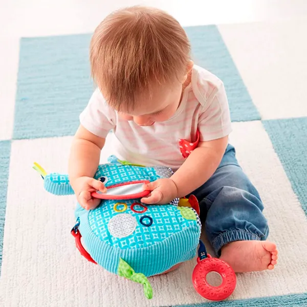 Мягкая игрушка Mattel Погремушка Слон 0+/ Разноцветный photo 3