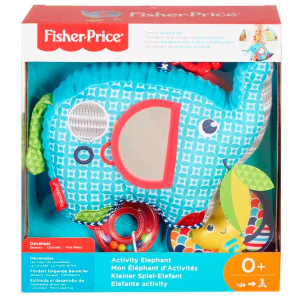 Мягкая игрушка Mattel Погремушка Слон 0+/ Разноцветный photo 4