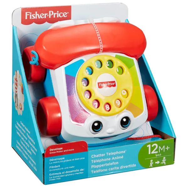 Jucărie interactivă Mattel Telefon Plimbăreț 1+/ Multicolor photo 6