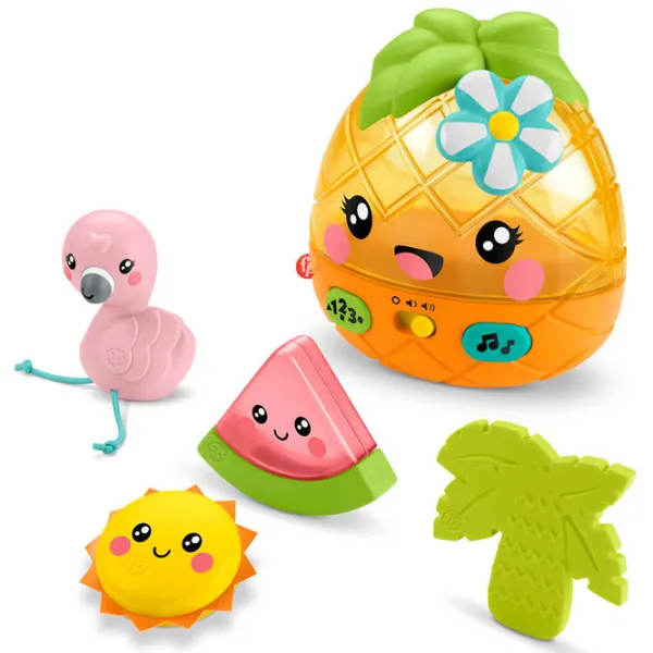 Интерактивная игрушка Mattel Ананас и друзья 0.6+/ Разноцветный photo 3