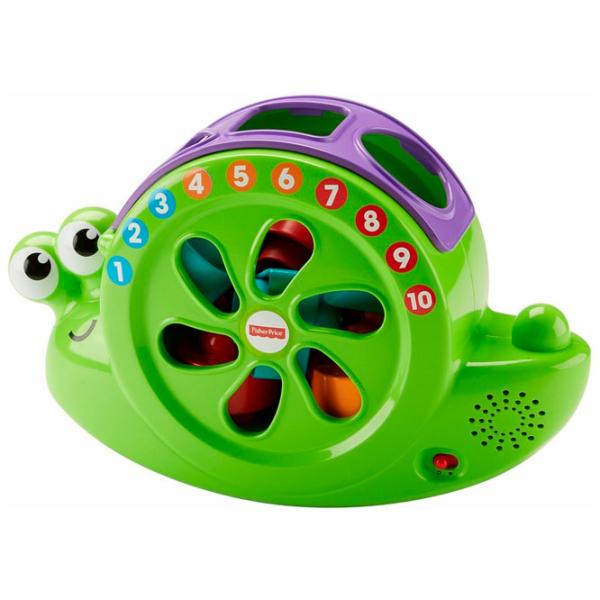 Интерактивная игрушка Mattel Sound Sort Snail 0.6+/ Зелёный photo 2 Интерактивная игрушка Mattel Sound Sort Snail 0.6+/ Зелёный photo 2