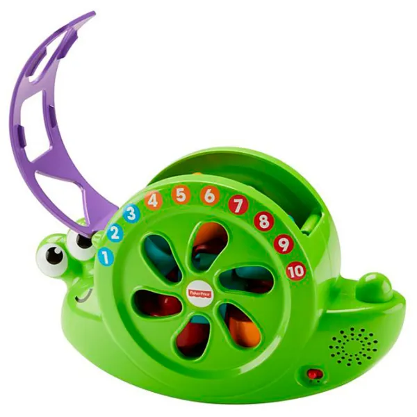 Интерактивная игрушка Mattel Sound Sort Snail 0.6+/ Зелёный photo 3 Интерактивная игрушка Mattel Sound Sort Snail 0.6+/ Зелёный photo 3