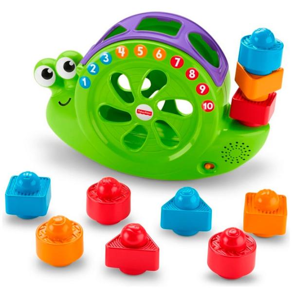 Интерактивная игрушка Mattel Sound Sort Snail 0.6+/ Зелёный photo 4 Интерактивная игрушка Mattel Sound Sort Snail 0.6+/ Зелёный photo 4