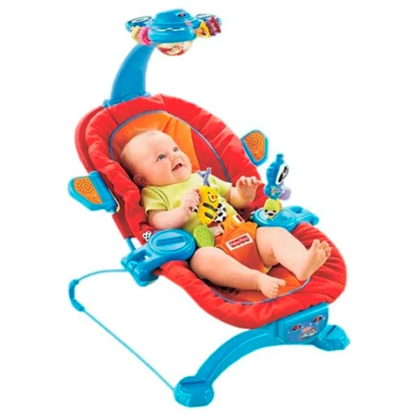 Leagăn pentru bebeluși Mattel Sensory (J6987 FP) 9 kg/ Red photo 2 Leagăn pentru bebeluși Mattel Sensory (J6987 FP) 9 kg/ Red photo 2