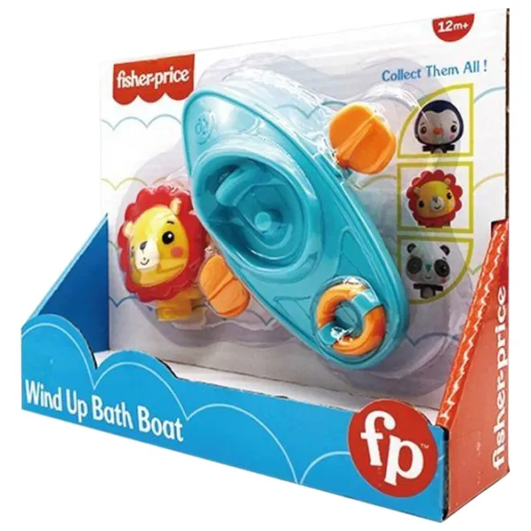 Интерактивная игрушка Fisher Price Лодочка Львёнок GMBT003A FP 1+/ Синий photo 4