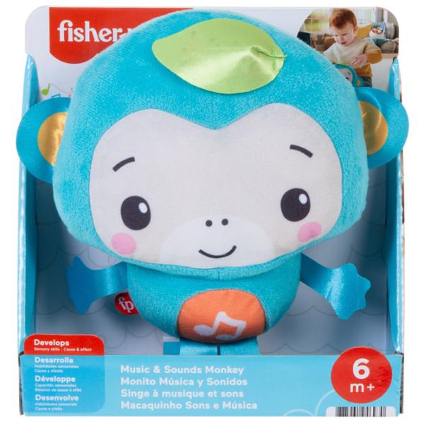 Мягкая игрушка Mattel Музыкальная Обезьянка 0.6+/ Синий photo 2 Мягкая игрушка Mattel Музыкальная Обезьянка 0.6+/ Синий photo 2