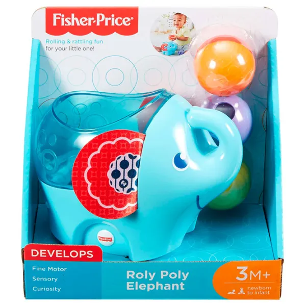 Интерактивная игрушка Mattel Слоник с Шариками 0.3+/ Синий photo 6