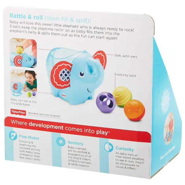 Интерактивная игрушка Mattel Слоник с Шариками 0.3+/ Синий photo 7