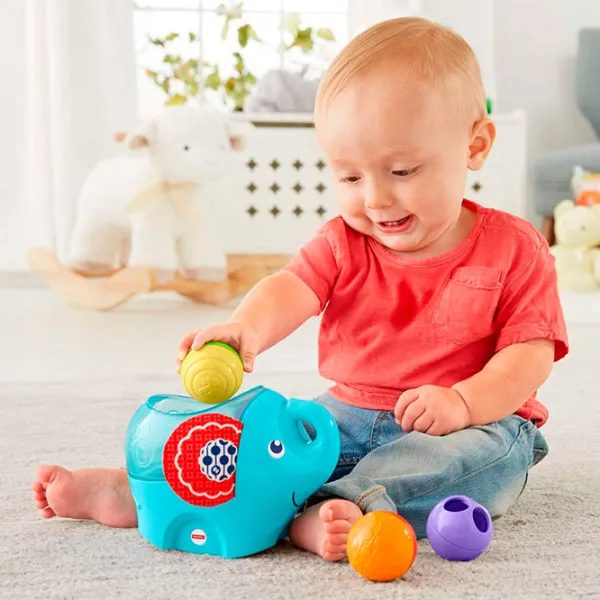 Интерактивная игрушка Mattel Слоник с Шариками 0.3+/ Синий photo 8