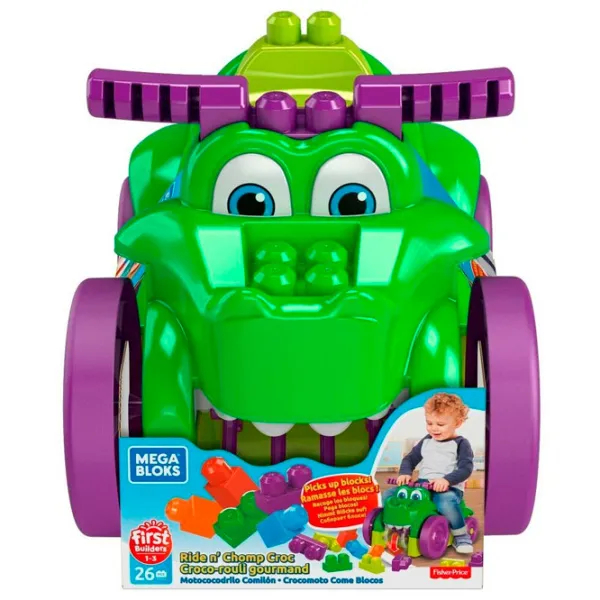 Tolocar Mattel Crocodilul Hrăpăreţ (GFG22 FP) 25 kg/ Green photo 2 Tolocar Mattel Crocodilul Hrăpăreţ (GFG22 FP) 25 kg/ Green photo 2