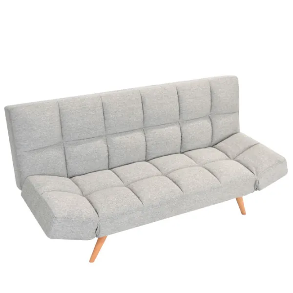Canapea DecoPrim LM-58 Stofă/ Light Gray photo 3