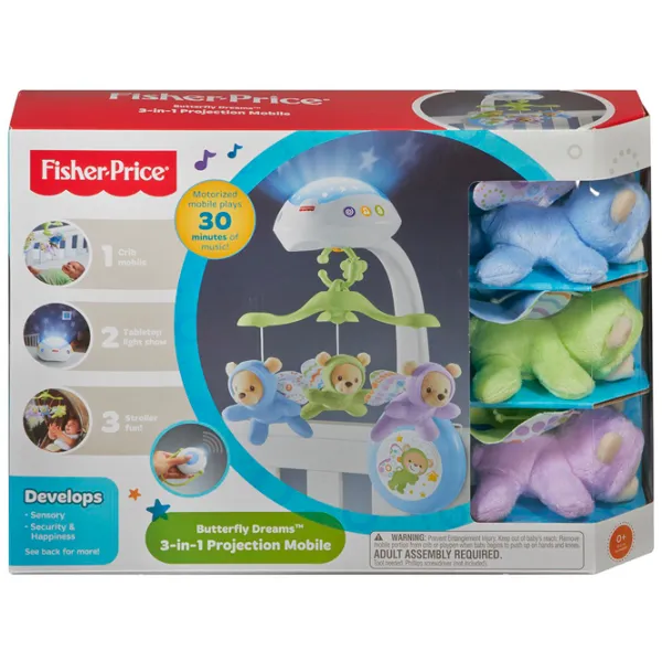 Интерактивная игрушка Mattel Butterfly Dreams 3-in-1 0+/ Разноцветный photo 6