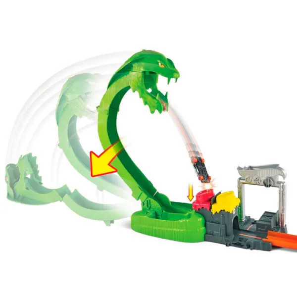 Pistă auto Hot Wheels Toxic Snake Strike GTT93 Multicolor photo 2 Pistă auto Hot Wheels Toxic Snake Strike GTT93 Multicolor photo 2
