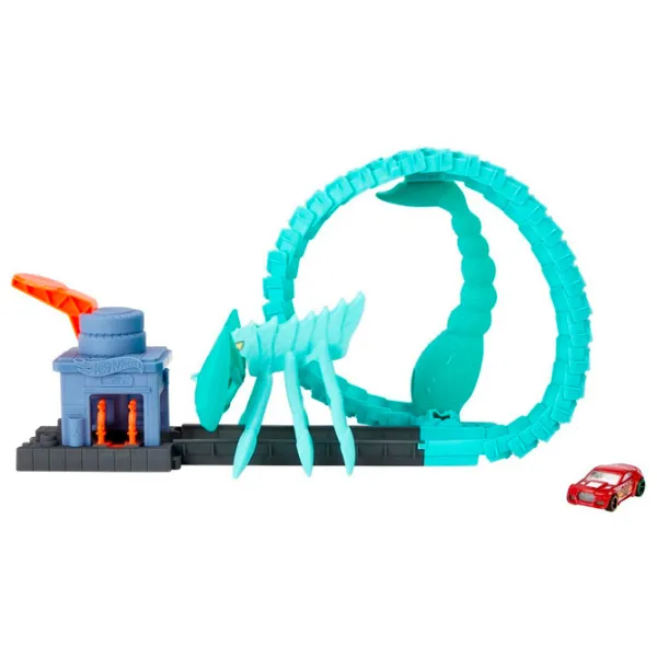 Pistă auto Hot Wheels Toxic Scorpion Attack GTT67 Multicolor photo 2 Pistă auto Hot Wheels Toxic Scorpion Attack GTT67 Multicolor photo 2