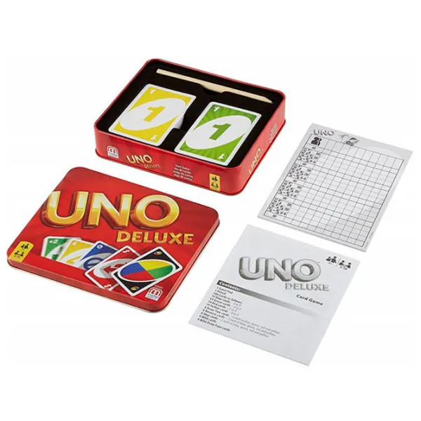 Joc de masă Mattel Uno Deluxe 7+/ Uno photo 2