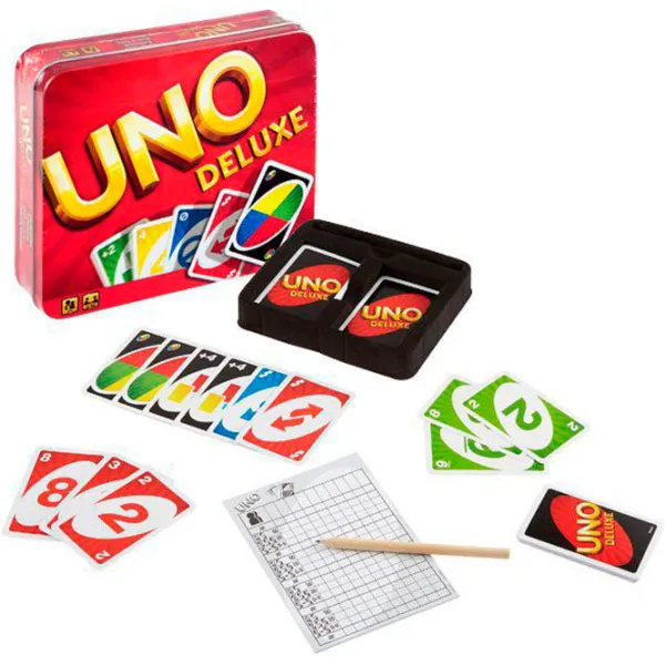 Joc de masă Mattel Uno Deluxe 7+/ Uno photo 4