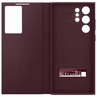 Husă pentru smartphone Samsung Galaxy S22 Ultra Samsung/ Smart Clear View/ Termopoliuretan/ Burgundy Cherry photo 5