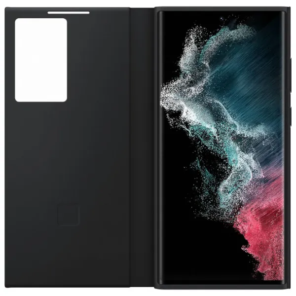 Husă pentru smartphone Samsung Galaxy S22 Ultra Samsung/ Smart Clear View/ TPU/ Black photo 4