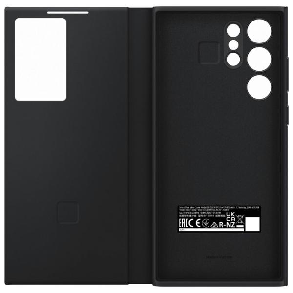 Husă pentru smartphone Samsung Galaxy S22 Ultra Samsung/ Smart Clear View/ TPU/ Black photo 5