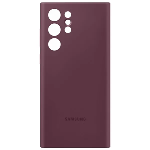 Чехол для смартфона Samsung Galaxy S22 Ultra Samsung/ Back/ TPU/ Бордовый Cherry photo 4