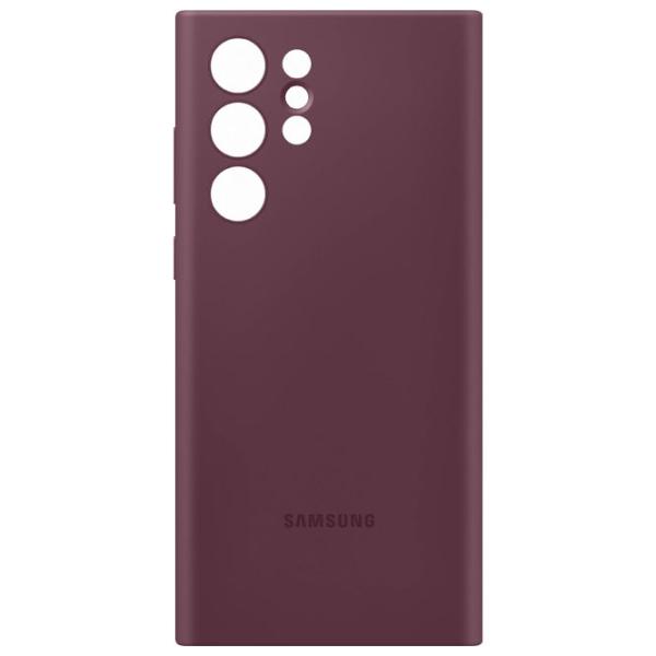 Чехол для смартфона Samsung Galaxy S22 Ultra Samsung/ Back/ TPU/ Бордовый Cherry photo 4