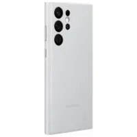 Husă pentru smartphone Samsung Galaxy S22 Ultra Samsung/ Back/ Piele/ Light Gray photo 2