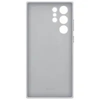 Husă pentru smartphone Samsung Galaxy S22 Ultra Samsung/ Back/ Piele/ Light Gray photo 5