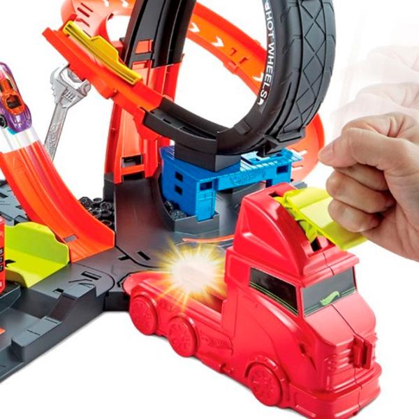 Pistă auto Hot Wheels Toxic Gorilla Slam GTT94 Multicolor photo 4 Pistă auto Hot Wheels Toxic Gorilla Slam GTT94 Multicolor photo 4