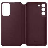Husă pentru smartphone Samsung Galaxy S22 Plus Samsung/ Smart Clear View/ TPU/ PP/ Burgundy Cherry photo 5