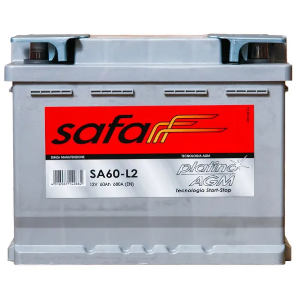 Acumulator auto Safa Platino AGM SA60-L2 680 A photo 2 Acumulator auto Safa Platino AGM SA60-L2 680 A photo 2