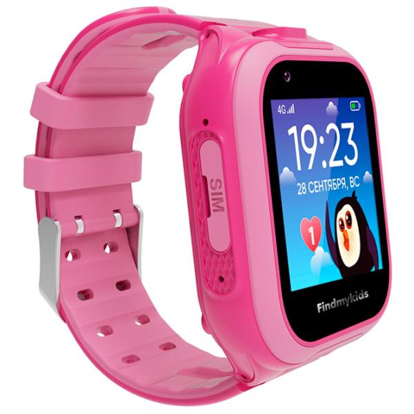 Детские часы Elari Findmykids 4G Go 1.3"/ Розовый photo 5