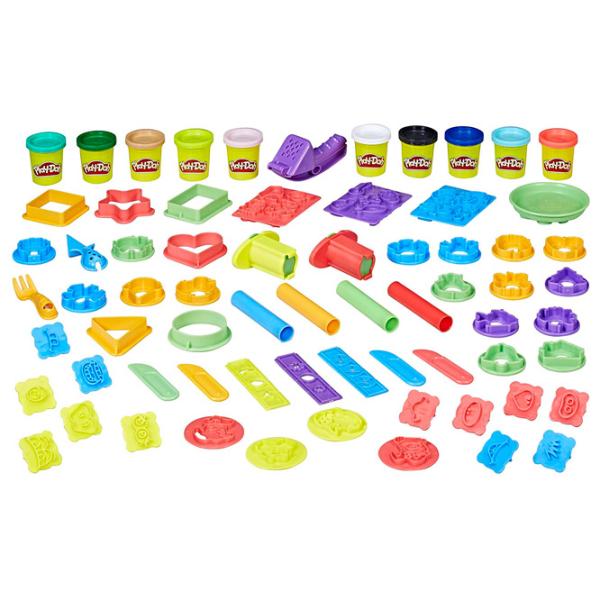 Креативный набор Hasbro Play-Doh Play date party crate E2542 3+/ Разноцветный photo 2 Креативный набор Hasbro Play-Doh Play date party crate E2542 3+/ Разноцветный photo 2