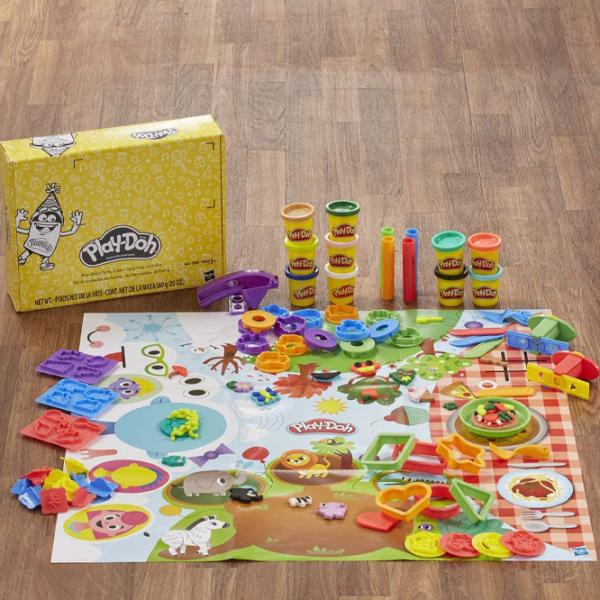 Креативный набор Hasbro Play-Doh Play date party crate E2542 3+/ Разноцветный photo 6 Креативный набор Hasbro Play-Doh Play date party crate E2542 3+/ Разноцветный photo 6