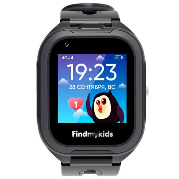 Ceas pentru copii Elari Findmykids 4G Go 1.3"/ Black photo 2