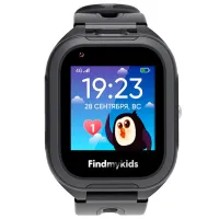 Детские часы Elari Findmykids 4G Go 1.3"/ Черный photo 2
