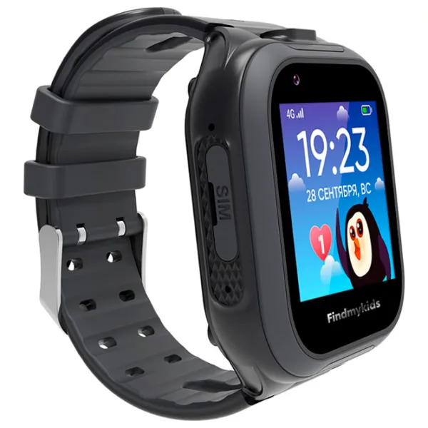 Ceas pentru copii Elari Findmykids 4G Go 1.3"/ Black photo 5