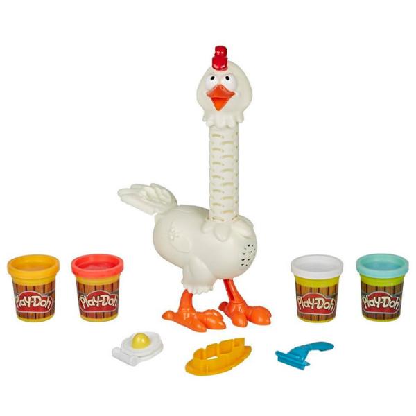 Креативный набор Hasbro Play-Doh Cluck a-Dee Feather Fun Chicken E6647 3+/ Разноцветный photo 3 Креативный набор Hasbro Play-Doh Cluck a-Dee Feather Fun Chicken E6647 3+/ Разноцветный photo 3