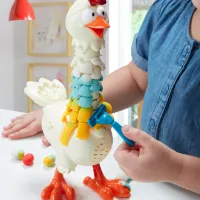 Set de creație Hasbro Play-Doh Cluck a-Dee Feather Fun Chicken E6647 3+/ Multicolor photo 5