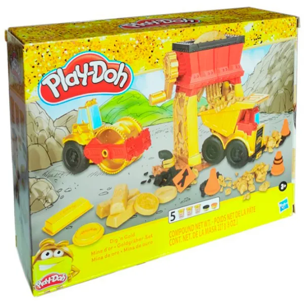 Креативный набор Hasbro Play-Doh Gold Miner E9436 3+/ Разноцветный photo 5 Креативный набор Hasbro Play-Doh Gold Miner E9436 3+/ Разноцветный photo 5