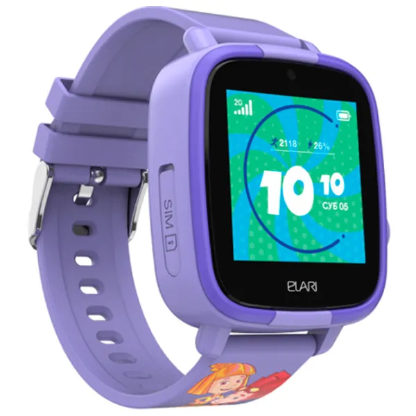 Ceas pentru copii Elari FixiTime Fun 1.4"/ Purple photo 2