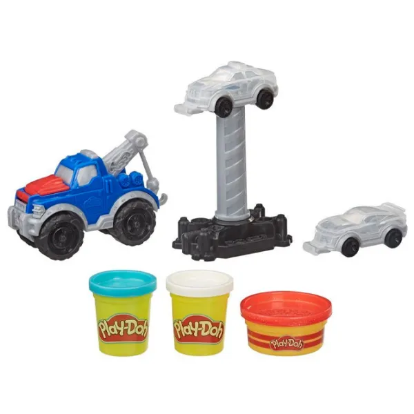 Креативный набор Hasbro Play-Doh Tow Truck E6690 3+/ Разноцветный photo 2 Креативный набор Hasbro Play-Doh Tow Truck E6690 3+/ Разноцветный photo 2