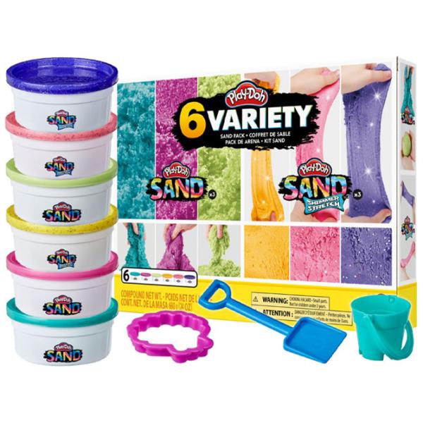 Креативный набор Hasbro Play-Doh SAND VARIETY PACK F0103 3+/ Разноцветный photo 4 Креативный набор Hasbro Play-Doh SAND VARIETY PACK F0103 3+/ Разноцветный photo 4