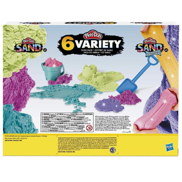 Креативный набор Hasbro Play-Doh SAND VARIETY PACK F0103 3+/ Разноцветный photo 5 Креативный набор Hasbro Play-Doh SAND VARIETY PACK F0103 3+/ Разноцветный photo 5